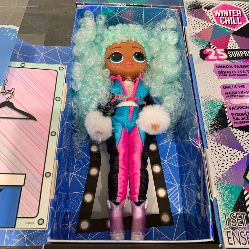 Winter Chill Icy Gurl And Brrr B.B Doll Girl LOL Surprise OMG Includes Items Pic